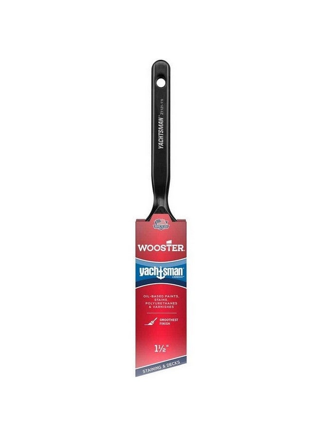 Wooster Yachtsman Smoothest Finish Angle Paint Brush Multicolour 1.5 Inch 0Z11210014 - Image 1
