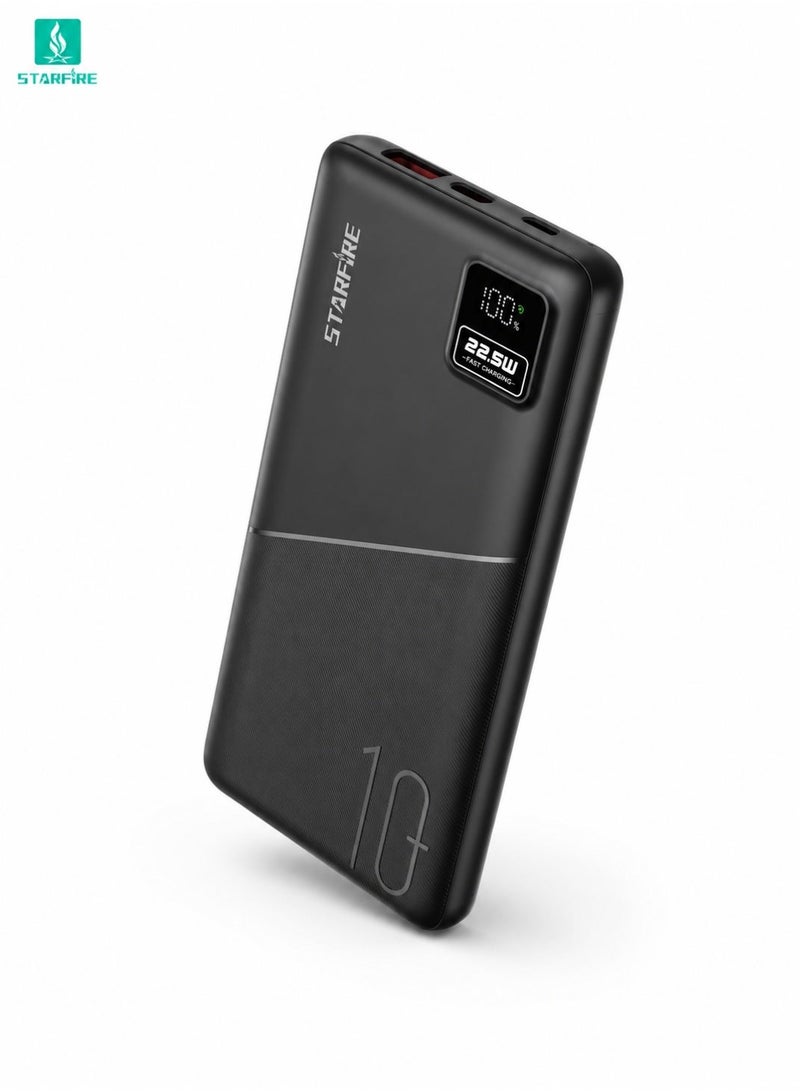 Starfire Power Bank 10000mAh, 22.5W Portable Charger with PD 20W Fast Charging, USB-C Input & Output and Digital Display for iPhone 17/16/15, Galaxy S25/S24, iPad, AirPods and More - Image 2