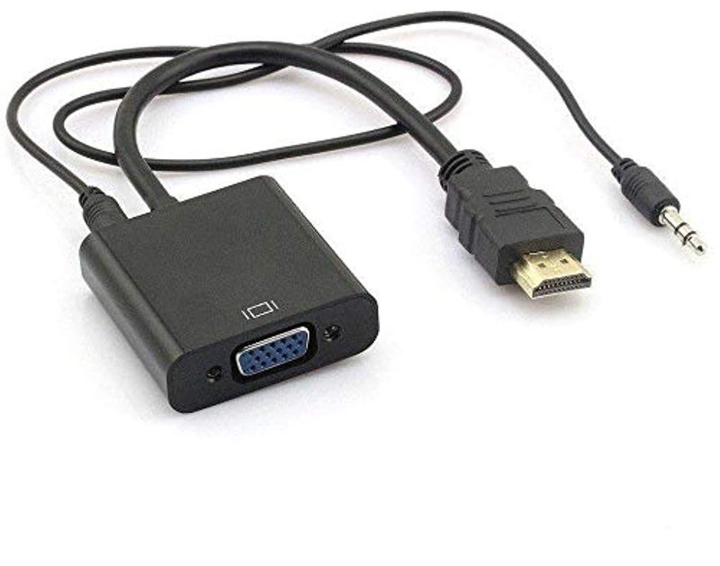 Generic HDMI to VGA with Audio Converter Connect your HDMI device up to a VGA port with Audio Supports 1080p Full HD