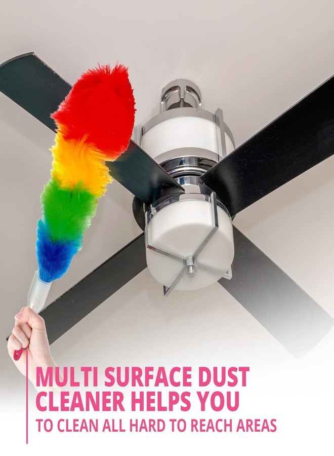 Himalayan Glow W Home Duster, Long Electrostatic Feather Clean Like a Magnet, Hand Washable and Reusable with Microfiber - Image 5