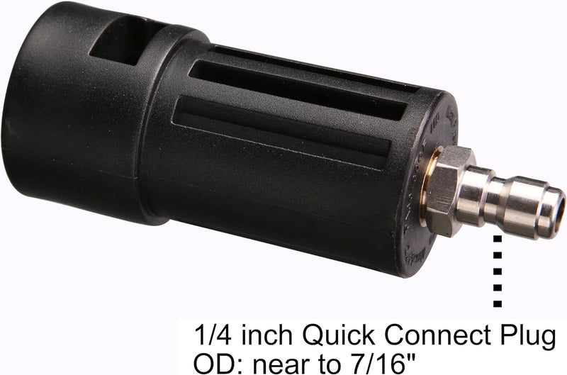 M MINGLE Compatible Pressure Washer Adapter, Replacement for Karcher Power Washer Accessory, 1/4'' Quick Connect - Image 4