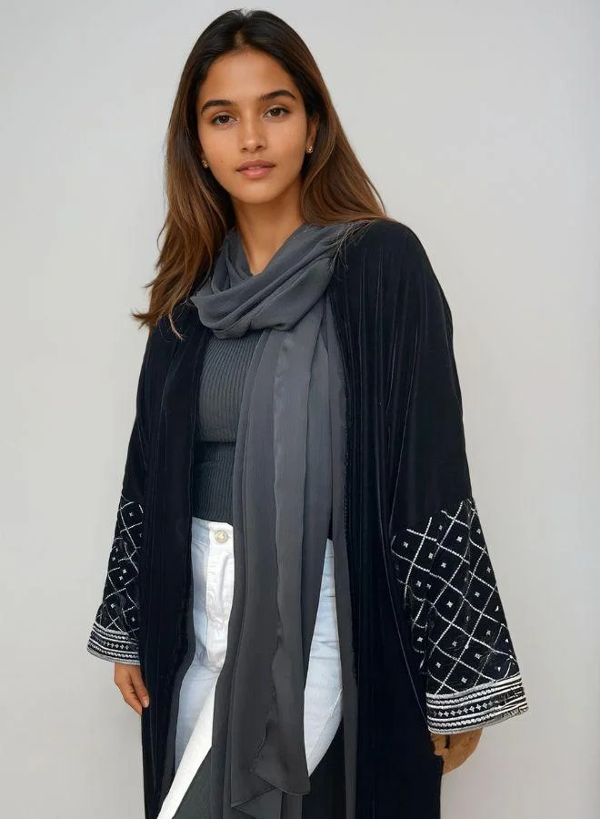 The Untitled Project Autumn Electra - Abaya & Scarf Set
