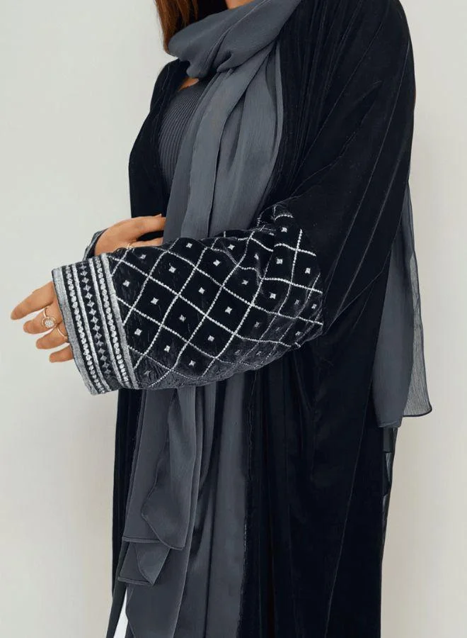 The Untitled Project Autumn Electra - Abaya & Scarf Set