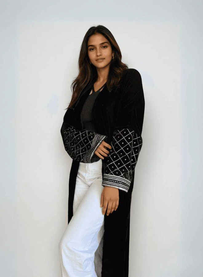 The Untitled Project Autumn Electra - Abaya & Scarf Set
