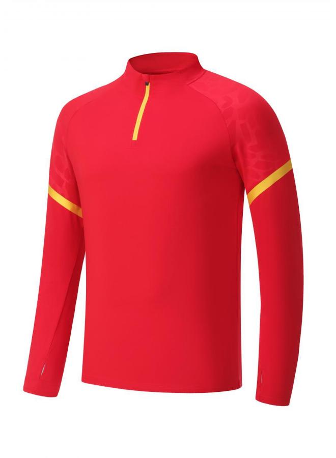 Sports Sweatshirt Men's Zipper Training Clothing Quick-drying Long-sleeved Spring Autumn Winter Sports Track And Field Running Fitness Jg2301