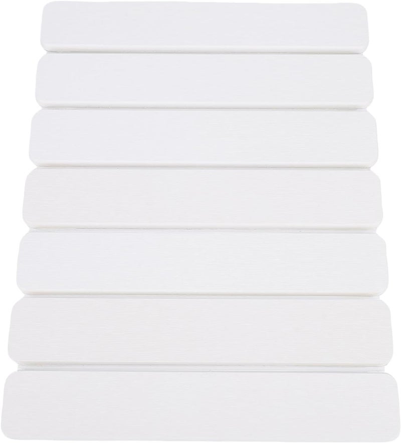 Naroote Dish Drying Mat, Foldable Diatomite Kitchen Counter Mat, Absorbent Dish Dryer with Quick Evaporation, Ideal for Dishes, Glasses, Fruits & Vegetables (White) - Image 4