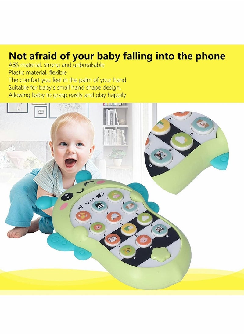 Y&D - Baby Cell Phone Toys, Multi-function Mode Children's Early Education Music Mobile Phone, Teething Toy for Babies, Enlightenment Simulation with Light and Sound - Image 1