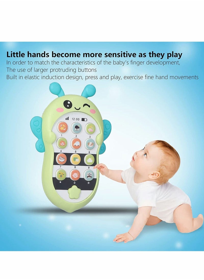 Y&D - Baby Cell Phone Toys, Multi-function Mode Children's Early Education Music Mobile Phone, Teething Toy for Babies, Enlightenment Simulation with Light and Sound - Image 1