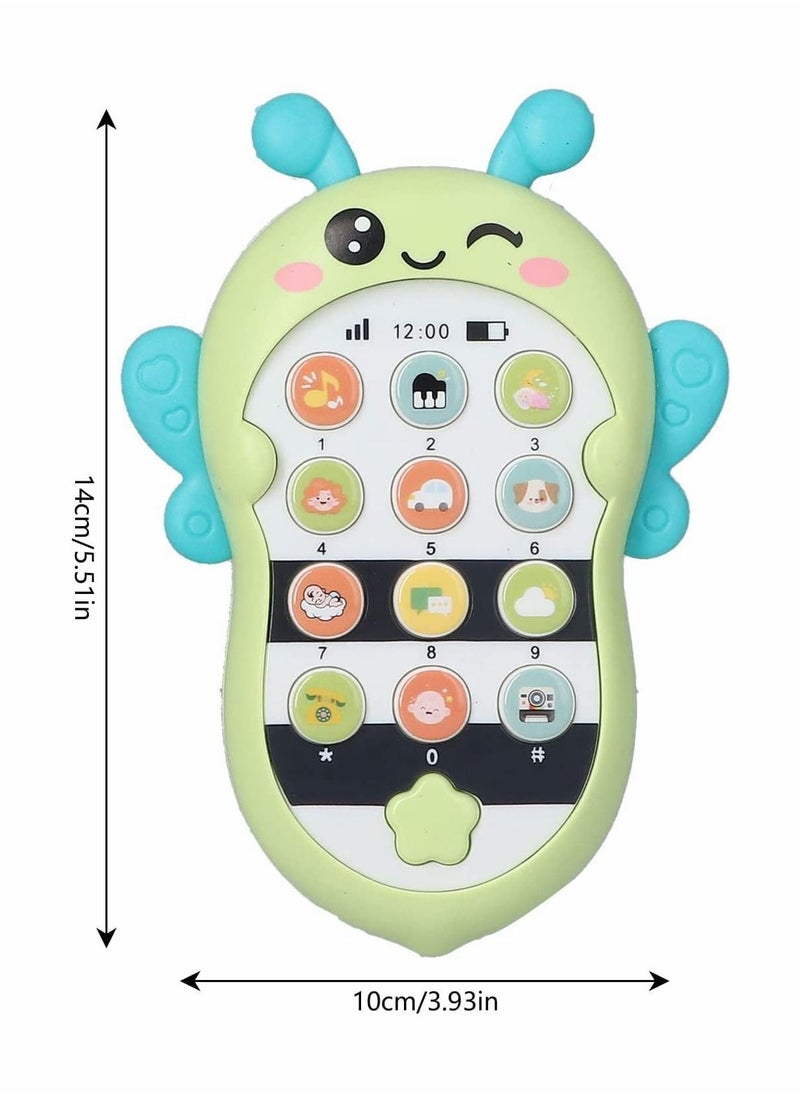 Y&D - Baby Cell Phone Toys, Multi-function Mode Children's Early Education Music Mobile Phone, Teething Toy for Babies, Enlightenment Simulation with Light and Sound - Image 1