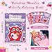 JAPBOR Valentines Day Activity Coloring Book 24PCS Mini Valentine Monster Activities Color Books Bulk for Kid Party Favor Monsters Small Colouring Pages for Birthday Gifts Class Draw Paint Games - Image 4