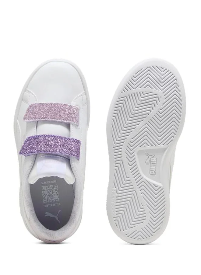 PUMA Kids Smash L Glitter Velcro V Ps