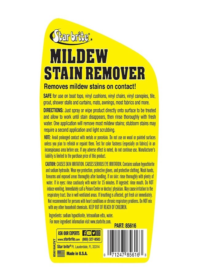 Star Brite ستار برايت مزيل بقع العفن والبقع الفطرية - يرفع الأوساخ ويزيل بقع العفن عند الاتصال - 32 أونصة (085632) - Image 2