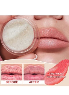 لونون Lip Scrub, مقشر الشفاه بالبطيخ (50 جم / 1.76 أونصة)، مرطب مرطب للشفاه مع السيراميد وزبدة الشيا - ينعم الشفاه الجافة والمتشققة ويقلل التجاعيد للحصول على شفاه أكثر نعومة ونعومة  - Image 4