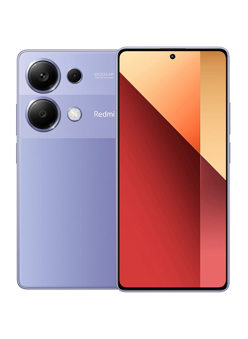 شاومي هاتف Redmi Note 13 Pro ثنائي الشريحة بلون أرجواني لافندر وذاكرة وصول عشوائي (RAM) سعة 8 جيجابايت ومساحة تخزين داخلية 256 جيجابايت - إصدار عالمي - Image 1