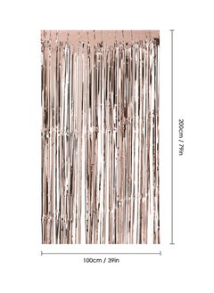 Generic Metallic Foil Fringe Curtain 100x200centimeter  - Image 3
