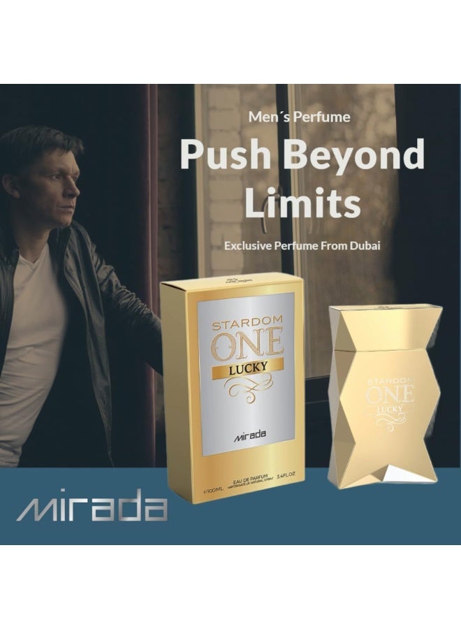 Mirada Stardom One Lucky EDP For Men 100ml - Image 4