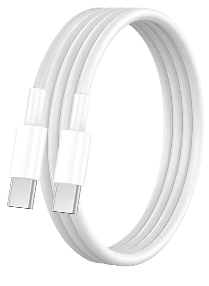 Terabyte iPhone Charger Cable 1M, USB C to USB C Charging Cable PVC PD Fast Charge Type C Cable - Image 2