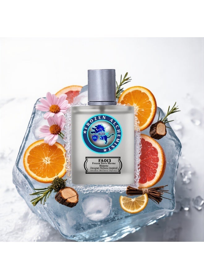 Frozen Alchemist Frozen Terre (FA013) EDP For Men 100ml | Long Lasting Citrus, Woody & Earthy Fragrance | Inspiration By Herm's - Image 2