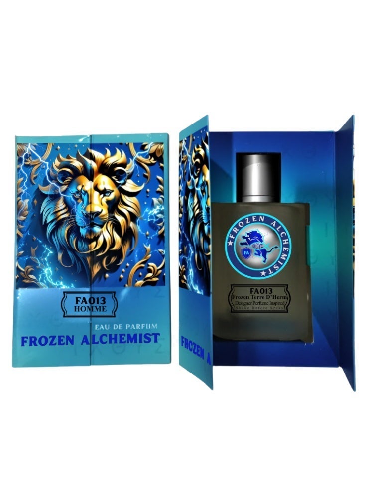 Frozen Alchemist Frozen Terre (FA013) EDP For Men 100ml | Long Lasting Citrus, Woody & Earthy Fragrance | Inspiration By Herm's - Image 3