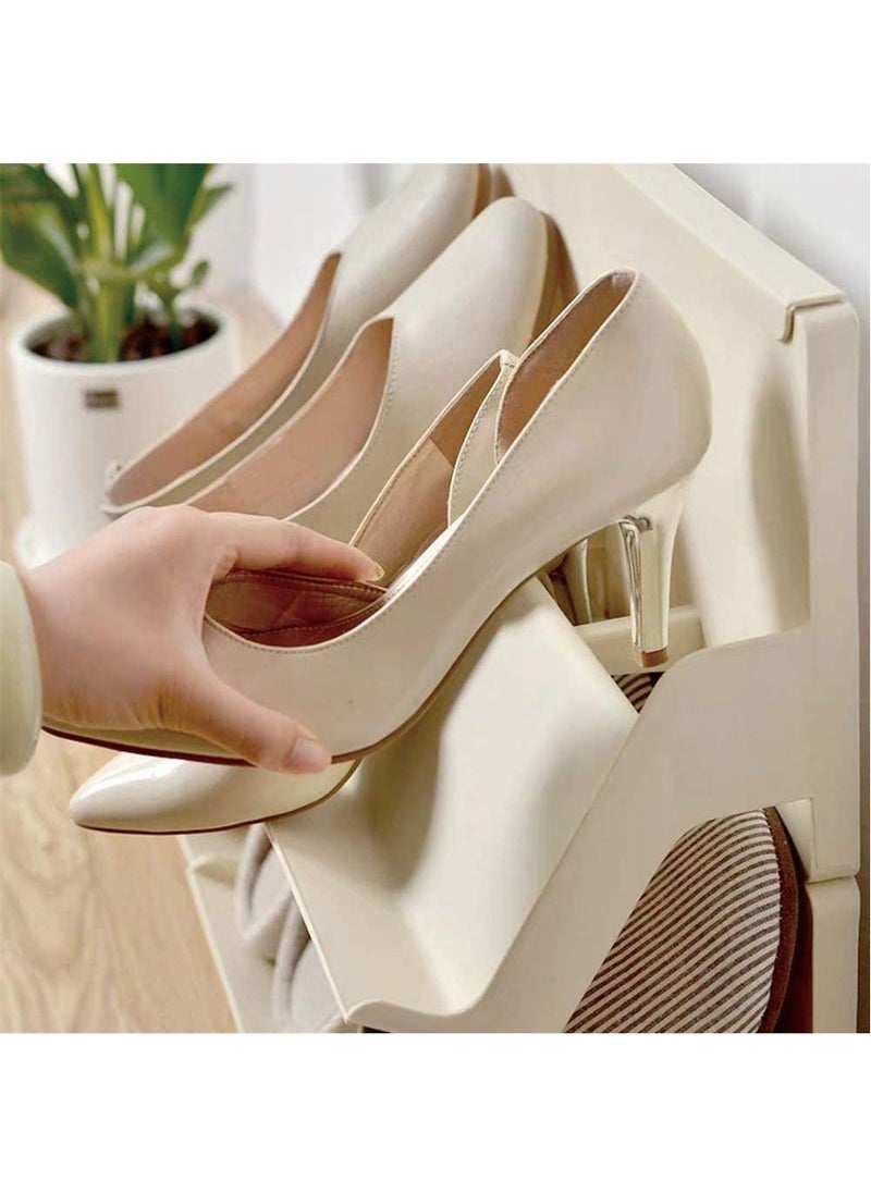 Swift 3 Layer Shoe Rack Storage, Multi Layer Shoes Organizer Hold up to 6 Pairs of Shoe for Doorway Corridor  - Image 2