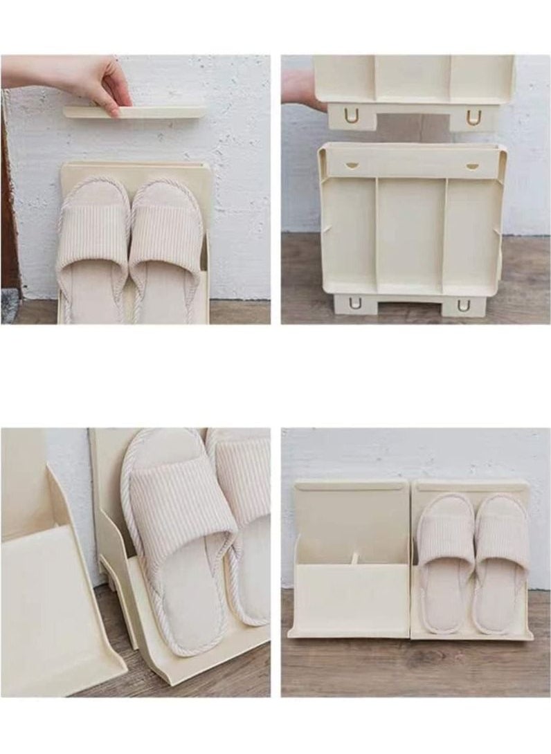 Swift 3 Layer Shoe Rack Storage, Multi Layer Shoes Organizer Hold up to 6 Pairs of Shoe for Doorway Corridor  - Image 5