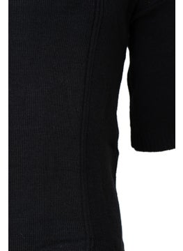 Oppland Men's Winter Wool Thermal Undershirt Short Sleeve Thick Classic Wool Knitted Solid Color Keeps Warm  - Image 4