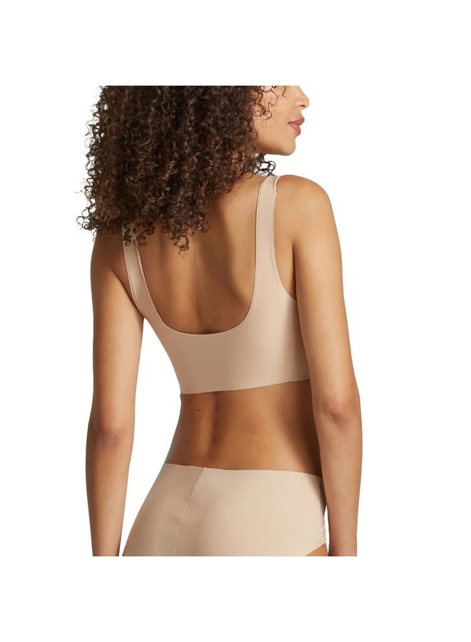 COMMANDO Women's Butter Soft Support Bralette, Beige, Tan, Medium - Image 2