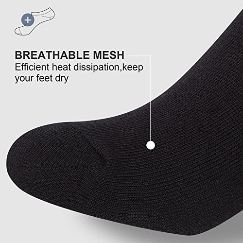 wernies No Show Men Socks, Low Cut Ankle Sock, Men Short Socks Casual Cotton Socks Size 11-13 - Image 3