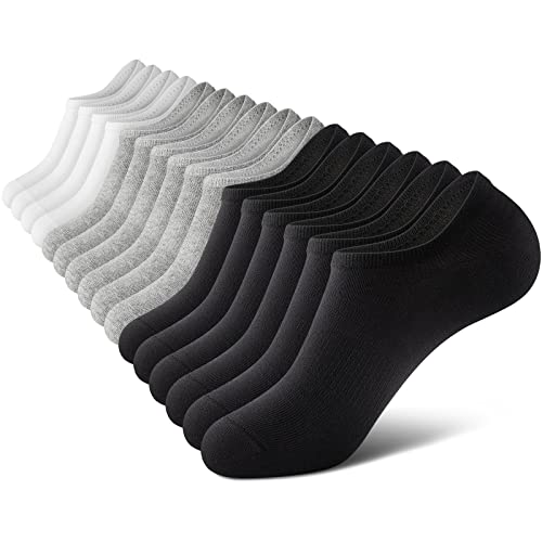 wernies No Show Men Socks, Low Cut Ankle Sock, Men Short Socks Casual Cotton Socks Size 11-13 - Image 1