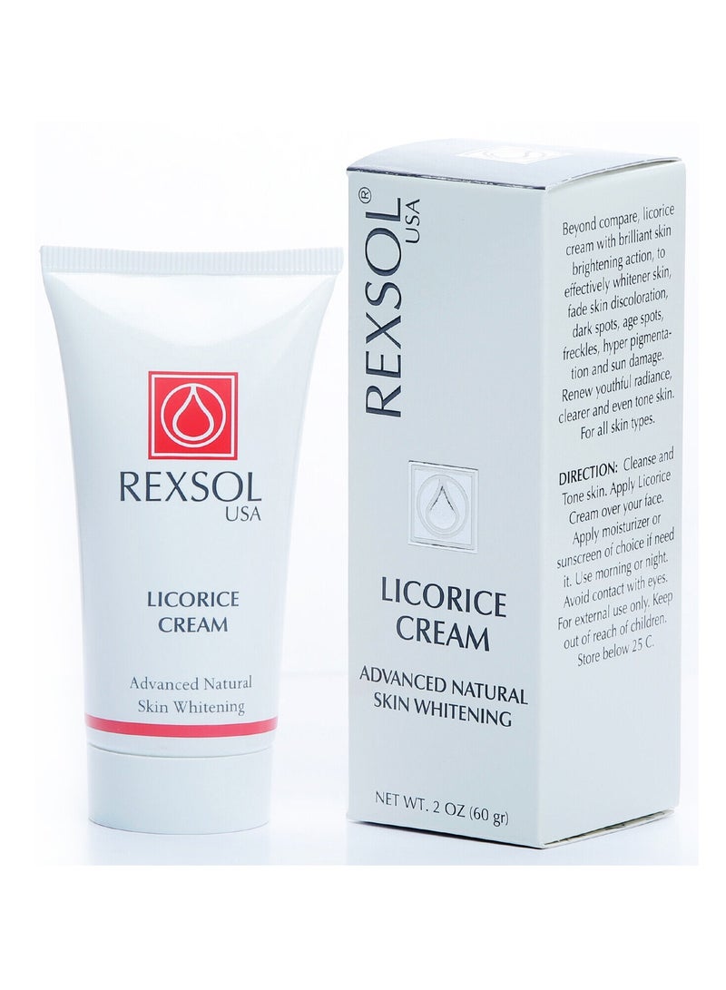 ريكسول كريم عرق السوس المتطور لتبييض البشرة الطبيعي 60 جرام