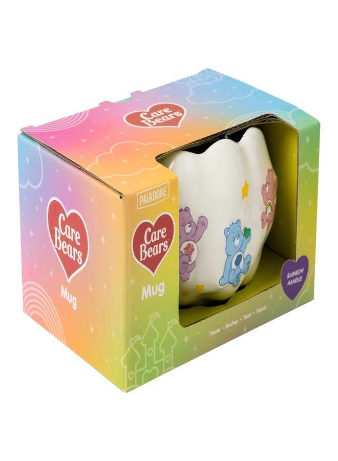 Paladone Care Bears Cloud Shaped Mug with Rainbow Handle - Officially Licensed 450ml Ceramic Coffee Cup for Hot Drinks, Tea, Hot Chocolate - Cute Collectible for Retro Pop Culture Fans - Image 4