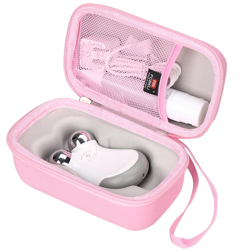 FBLFOBELI Hard Travel Case for NuFACE Mini/MINI+ Starter Kit, Hunvva EP-300 Mini Microcurrent Facial Device (Case Only) (Pink) - Image 1