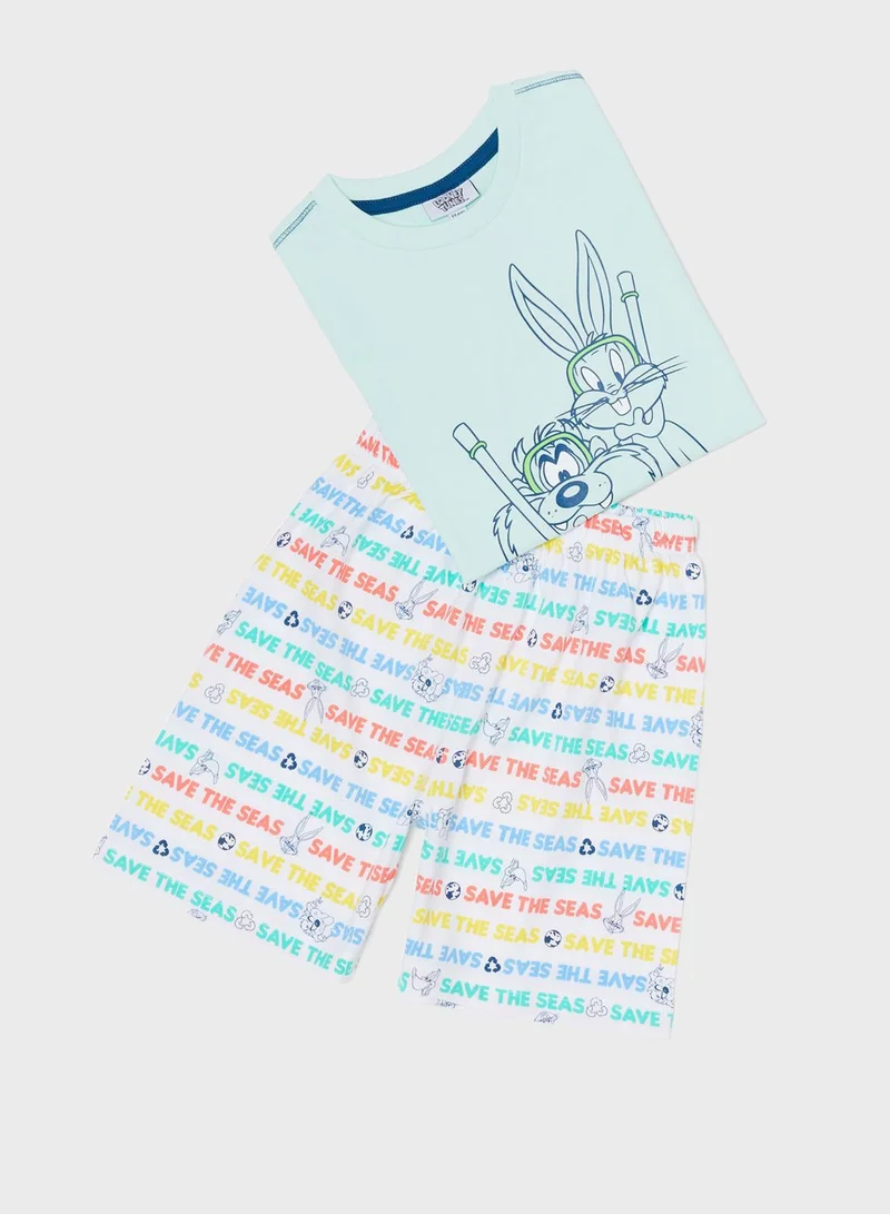 Ovs Kids Printed Pyjama Set