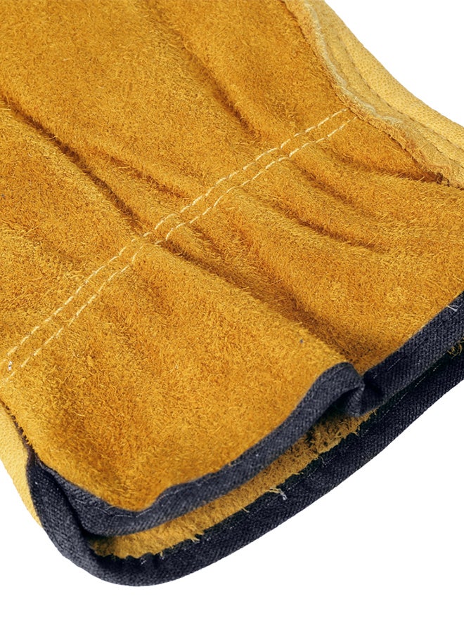 Non Slip Safety Worker Gardening Gloves Yellow 0.5x0.5x32cm - Image 3