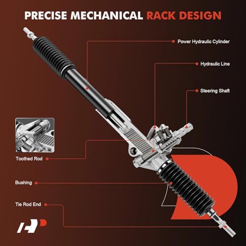 A-Premium - Hydraulic Power Steering Rack and Pinion Compatible with Toyota Land Cruiser 2008-2019 5.7L & Lexus LX570 2008-2019 5.7L, Automatic Transmission Only, Replace# 4420060170 - Image 3