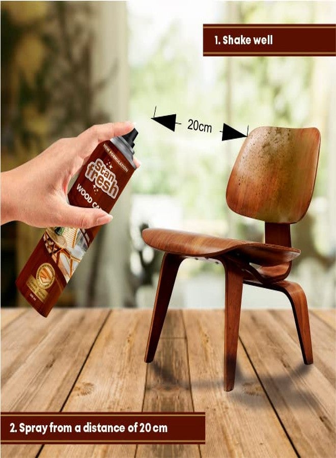 Stanfresh | Wood Care | Enriched With Micro Crystalline Wax | Cleans Polishes | Shines Restors | 300ml - Image 3