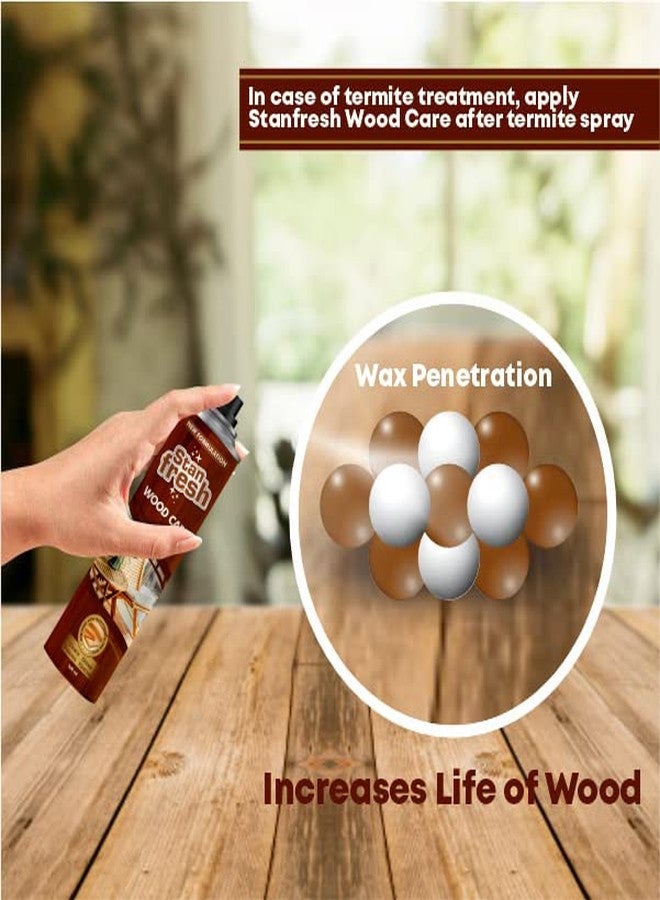 Stanfresh | Wood Care | Enriched With Micro Crystalline Wax | Cleans Polishes | Shines Restors | 300ml - Image 4