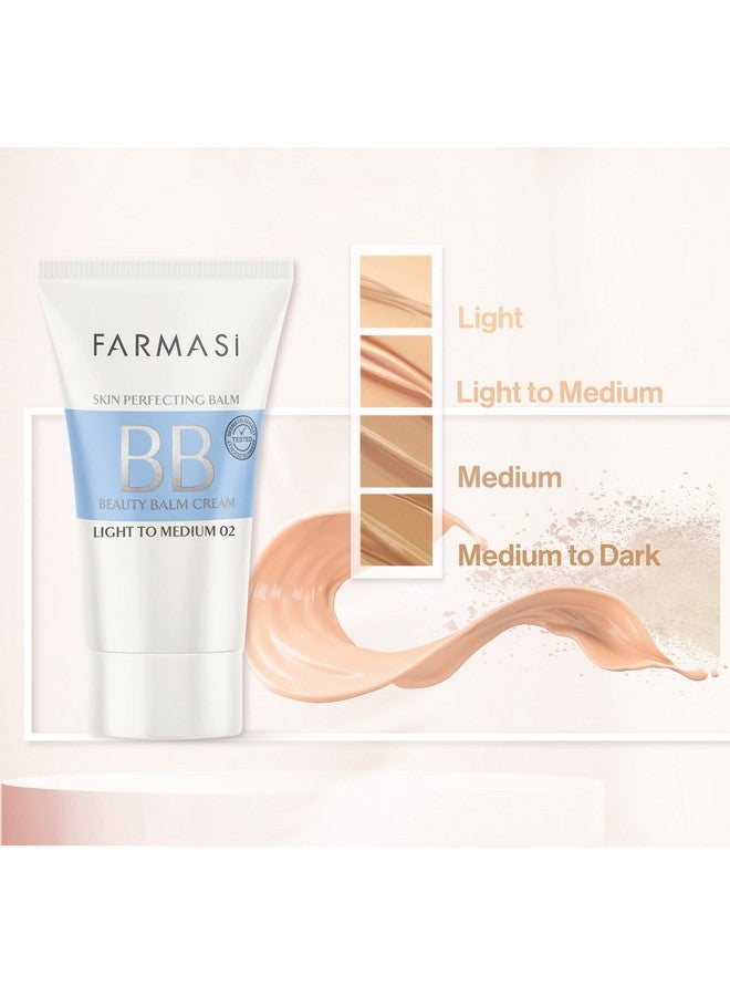 FARMASI Make Up Bb Cream Beauty Balm, Fullcoverage Foundation, Concealer, Moisturizer Bb Cream For All Skin Types, 1.7 Fl. Oz. ; 50 Ml - Image 3