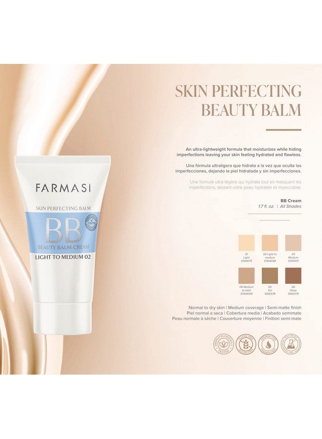 FARMASI Make Up Bb Cream Beauty Balm, Fullcoverage Foundation, Concealer, Moisturizer Bb Cream For All Skin Types, 1.7 Fl. Oz. ; 50 Ml - Image 4