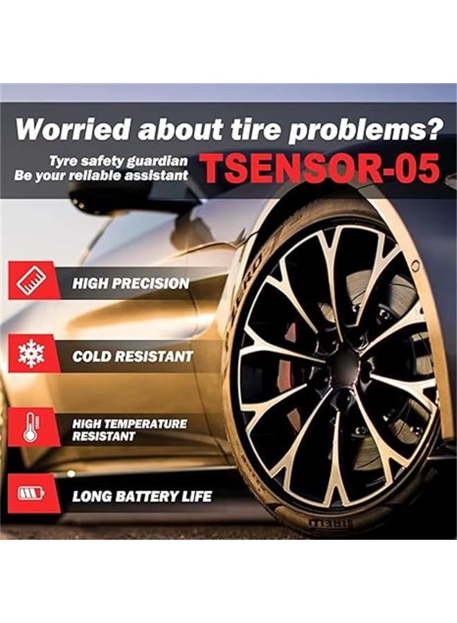Launch Tech USA X431 TPMS Sensor tsensor-05 Dual Frequency 315MHz/433MHz Screw-in Adjustable Angle Metal Valve Tire Pressure Monitor System Programmable RF Sensor Replace OE-Sensor - Image 4