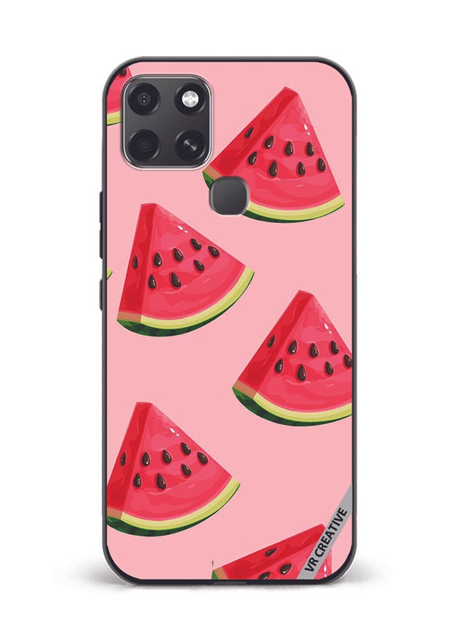 VR CREATIVE Protective Case Cover For Infinix Smart 6 Watermelon Design Multicolour - Image 1