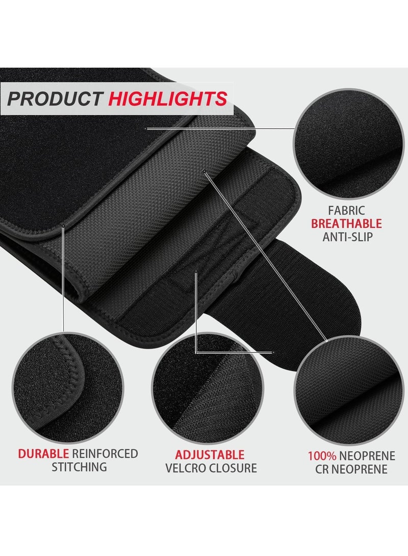 Waist Trainer for Women Men Sweat Belt Waist Trimmer Belly Band Stomach Wraps Waist Trimmer Belt, Premium Waist Trainer - Image 2