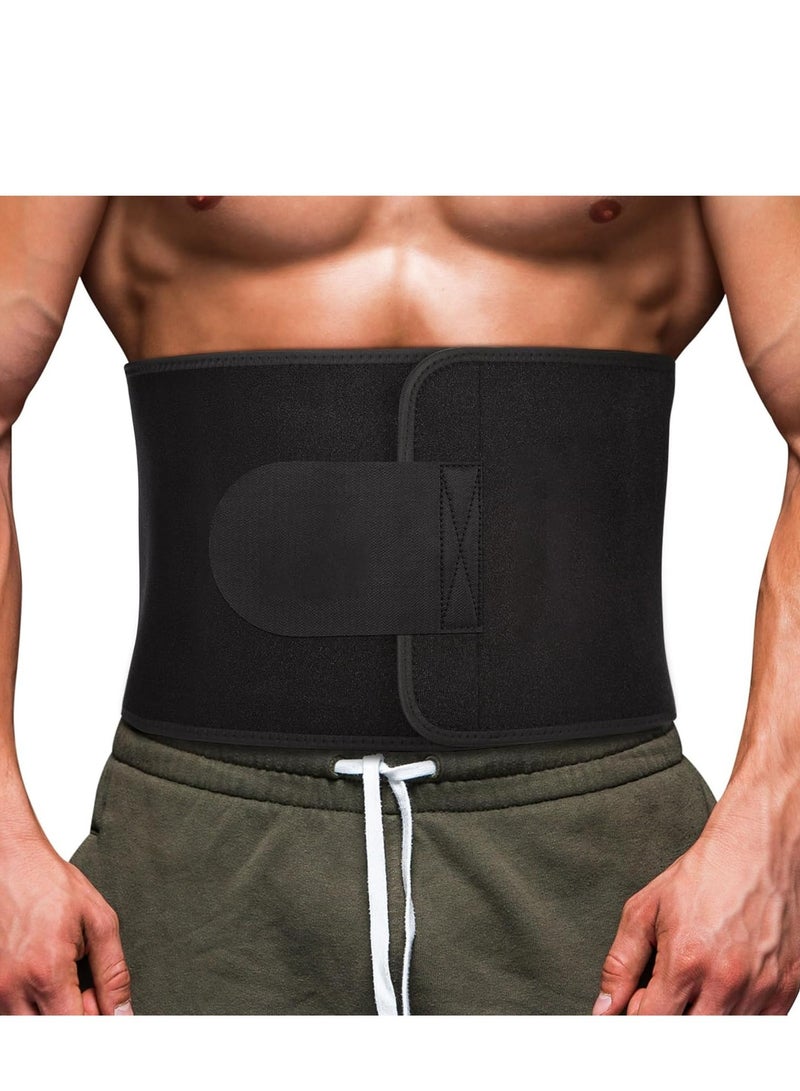 Waist Trainer for Women Men Sweat Belt Waist Trimmer Belly Band Stomach Wraps Waist Trimmer Belt, Premium Waist Trainer - Image 4