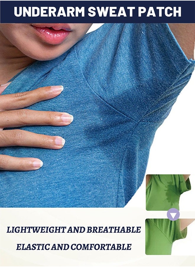 Generic - Armpit Sweat Pads - Underarm Sweat Pads | 12 Sweat Pads For Women And Men, Comfortable Thin Perspiration Absorbing Sweat Patches For Under Arms Non Visible Non Sweat Adhesive Armpit Protection - Image 1
