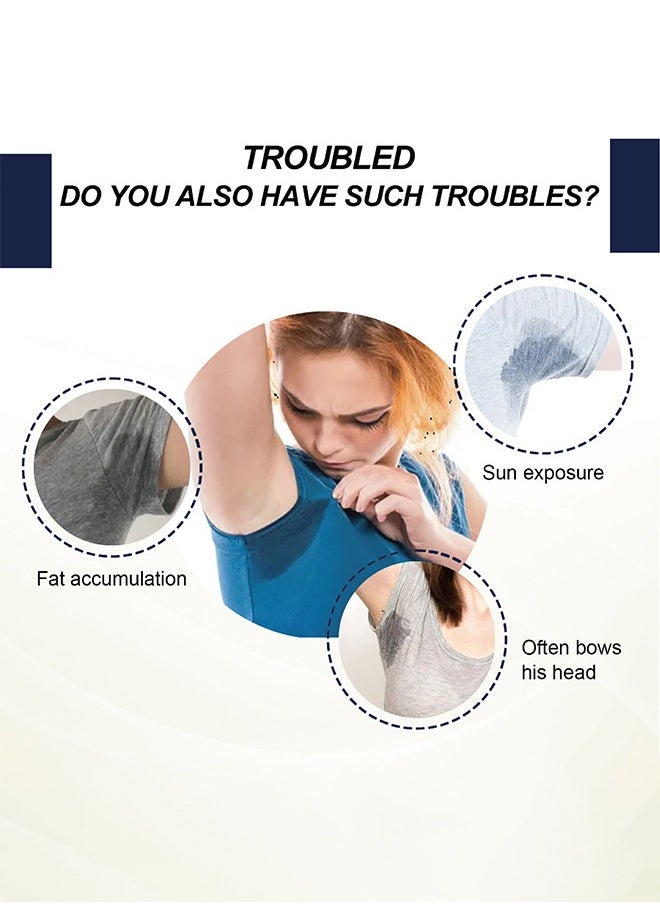 Generic - Armpit Sweat Pads - Underarm Sweat Pads | 12 Sweat Pads For Women And Men, Comfortable Thin Perspiration Absorbing Sweat Patches For Under Arms Non Visible Non Sweat Adhesive Armpit Protection - Image 1