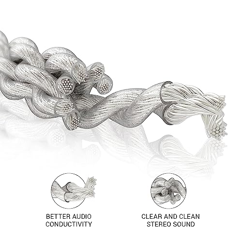 Meze Audio Mono 3.5mm Silver-Plated Headphone Cable - 3.9ft. - Image 2