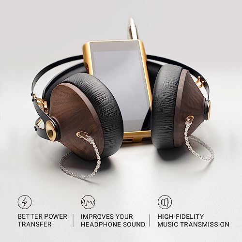 Meze Audio Mono 3.5mm Silver-Plated Headphone Cable - 3.9ft. - Image 4
