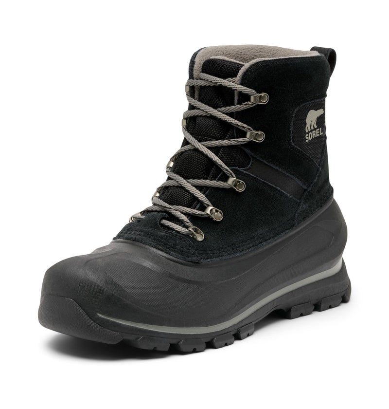 SOREL Men's Buxton Lace Waterproof Boot - Black, Quarry - 11.5 - Image 1