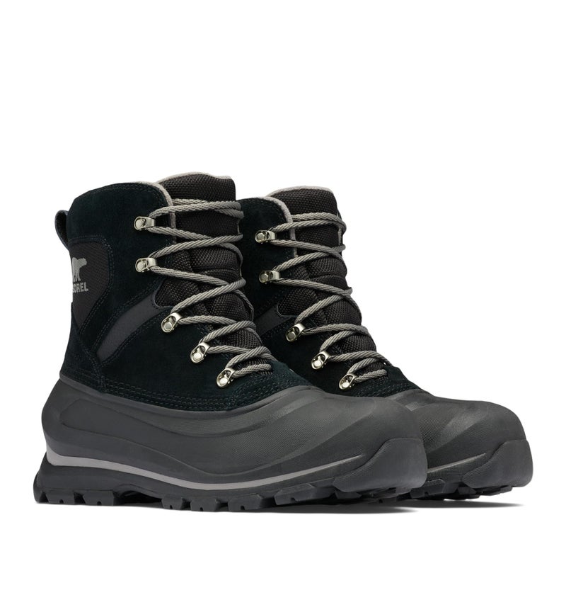 SOREL Men's Buxton Lace Waterproof Boot - Black, Quarry - 11.5 - Image 3