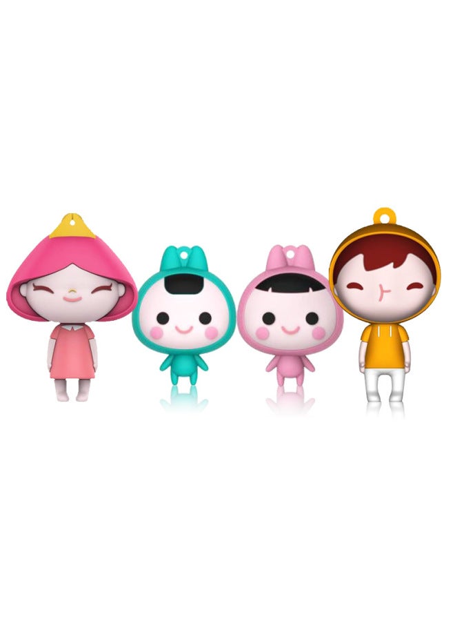 Doll Doll Cartoon U Disk Private Model Enterprise Anthropomorphic Logo U Disk Business Office Gift U Disk With Keychain-Color:Design According To Drawings-Capacity:64GB - Image 5